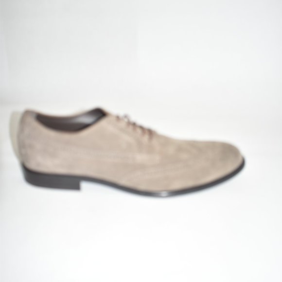 Men\'s Tod\'s Bucature Wingtip Derby Gray Tan Suede 11 UK 12 US main image 9